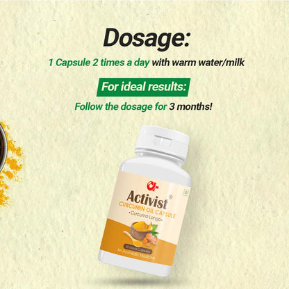 Curcumin Oil for Higher Absorption, Boosts Immunity & Anti-Inflammation Promotes Joint Mobility & Skin Health N