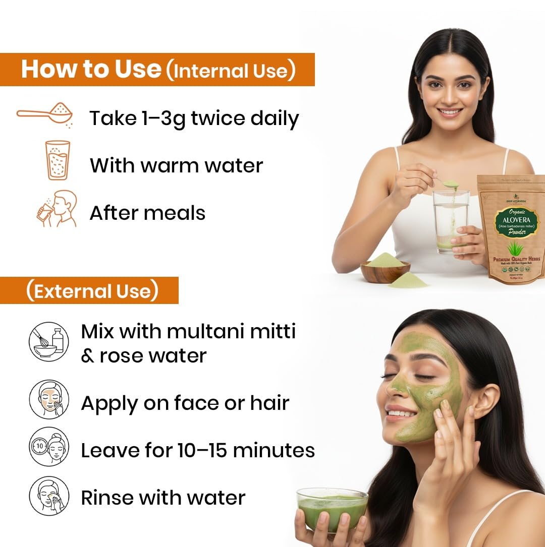 Organic Aloe Vera Powder – Plant-Based Superfood