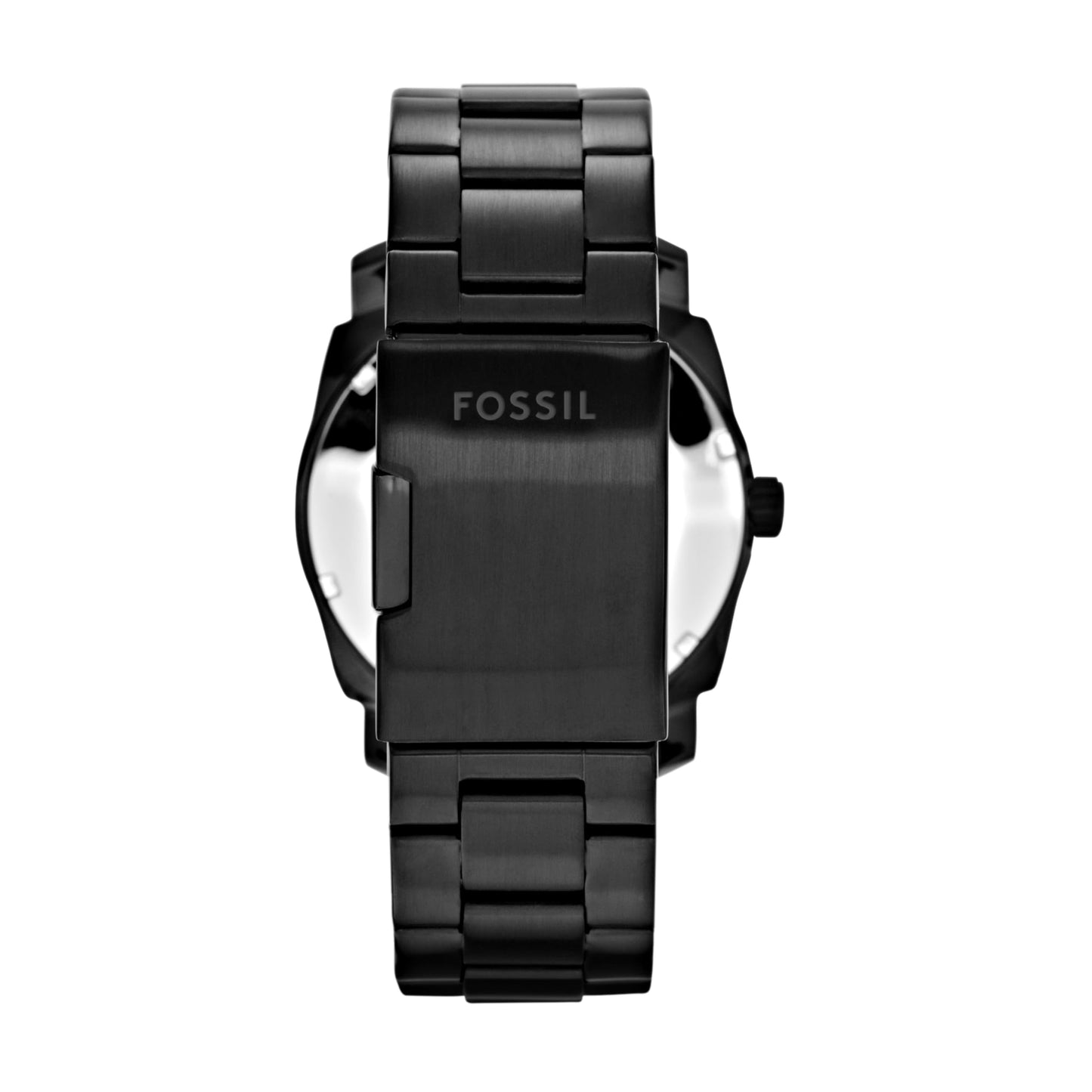Fossil Stainless Steel Analog Black Dial Men's Watch - Fs4775, Band Color -Black