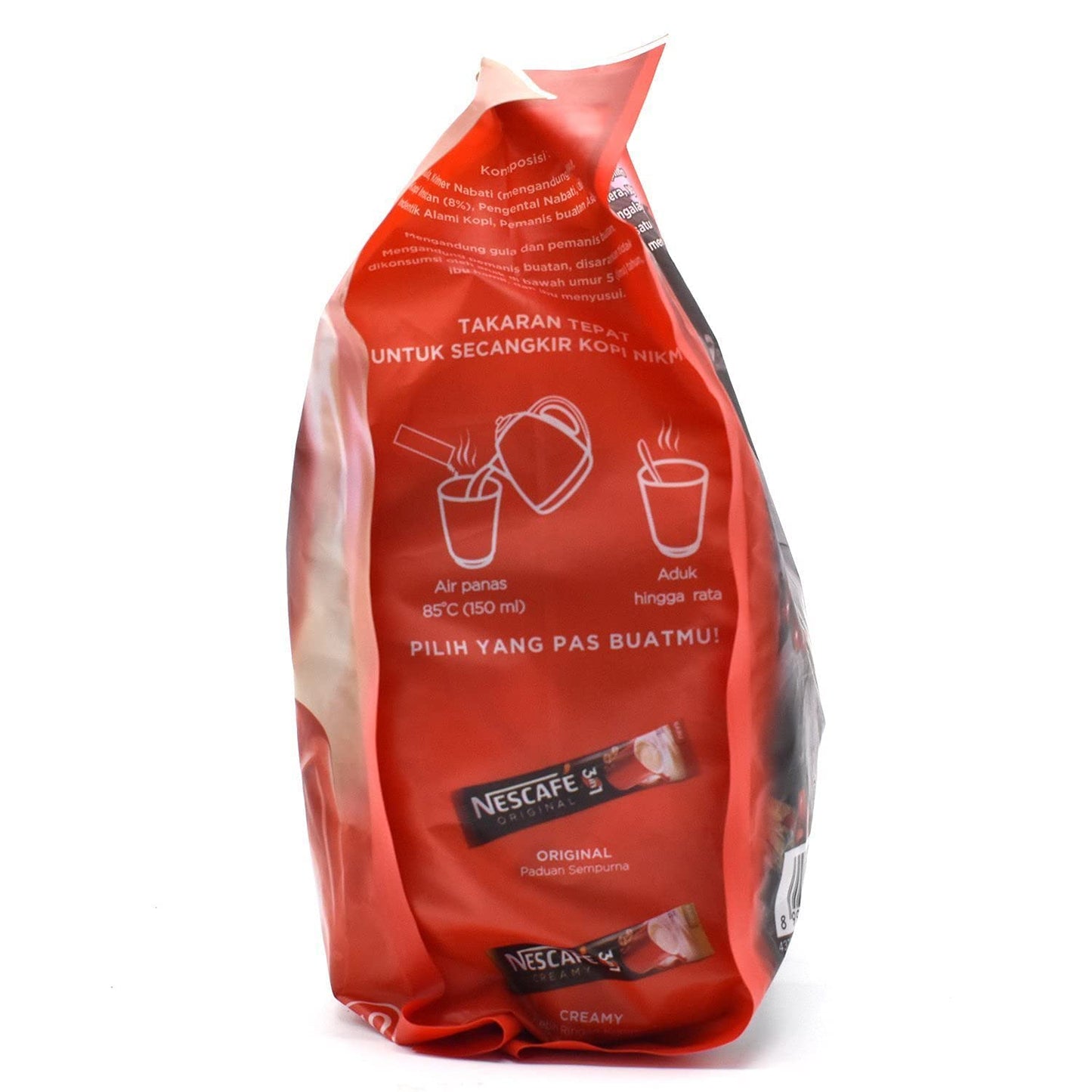 Nescafe 3 In 1 Original Soluble Ground Coffee Beverage,30 Sachets Bag