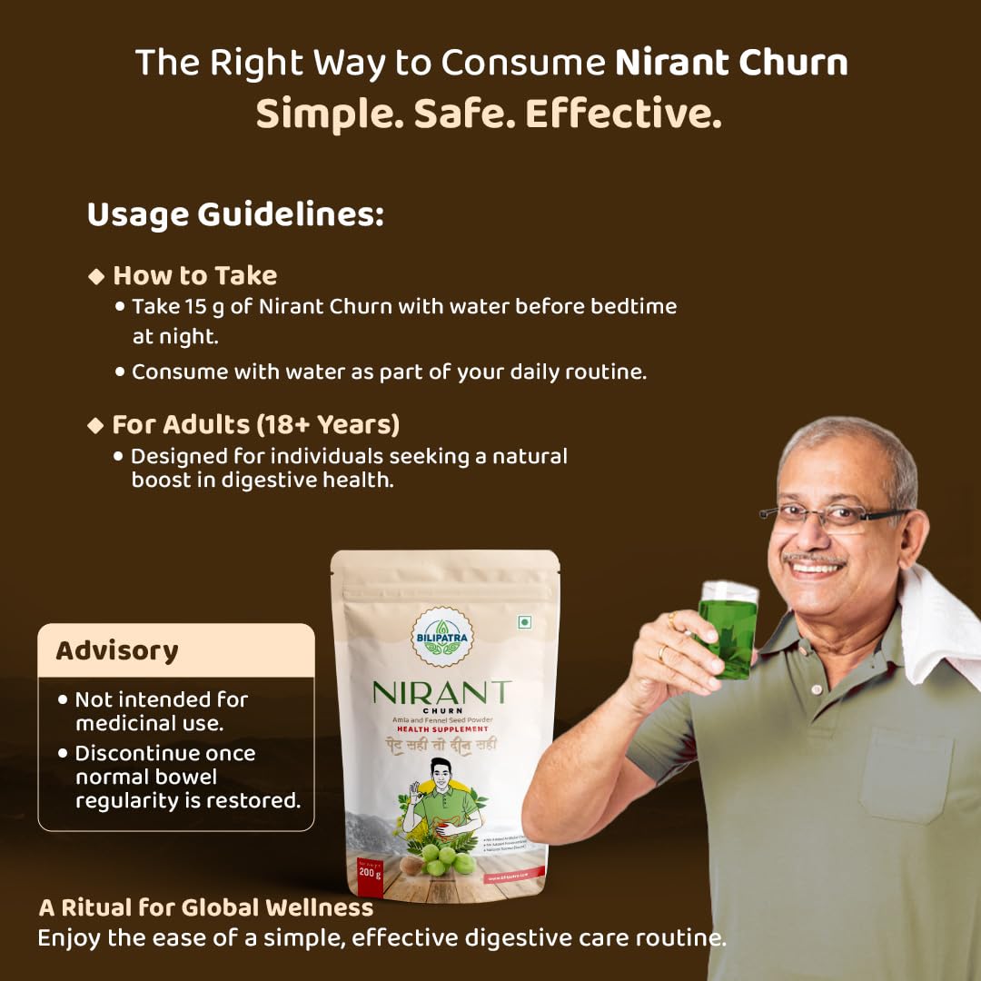 NIRANT CHURNA 200g | Effectively Relieves Constipation, Boost Energy Le- image 5