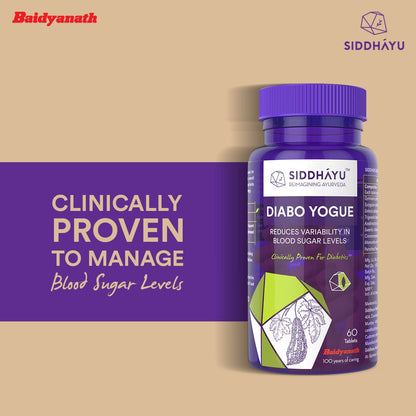Siddhayu Diabo Yogue | Diabetes Supplement | 60 Tablets X 1