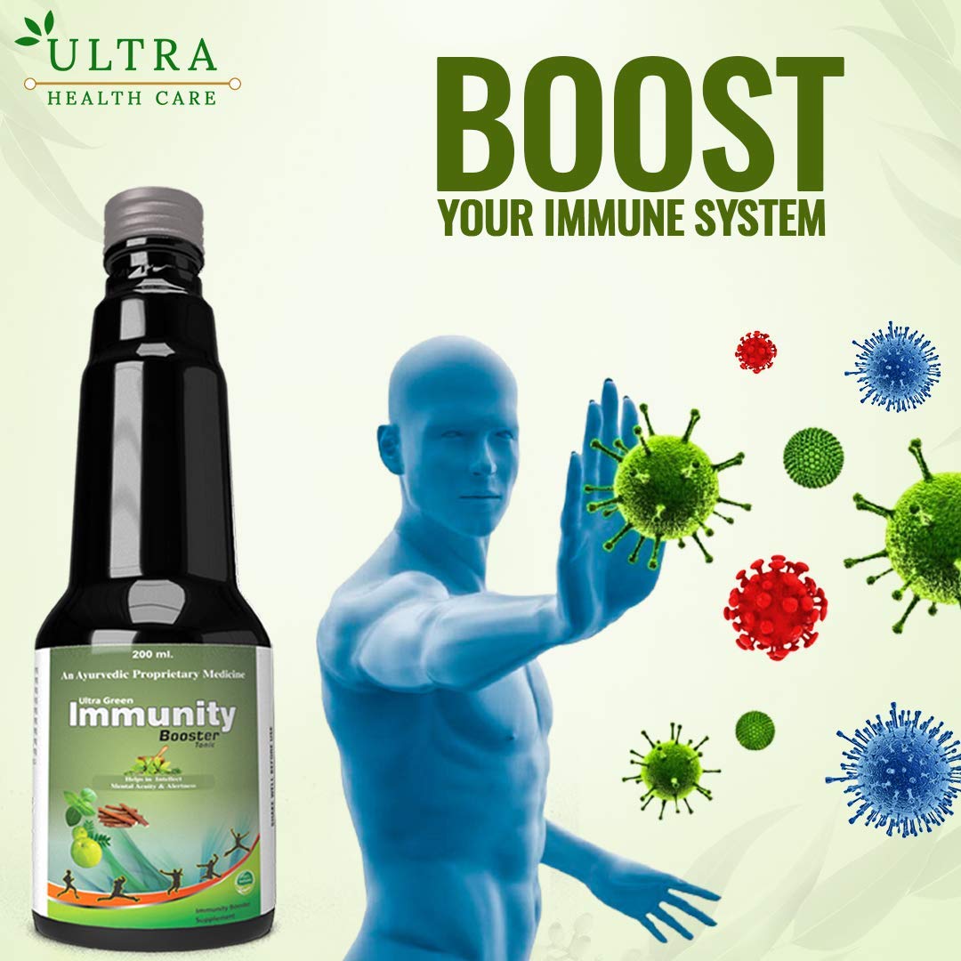 Ultra Healthcare | Ayurvedic Immunity Booster Tonic| For Strong Immunity | Digestive Health & Acidity | 200 ml