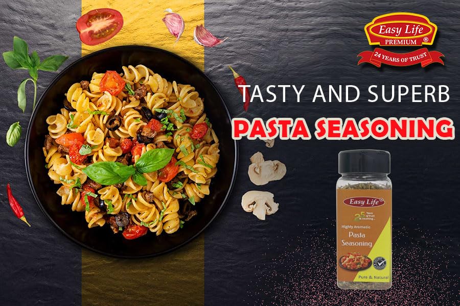 Easy Life Combo of Oregano Seasoning 50g and Pizza Seasoning 25g with Pasta Seasoning 25g