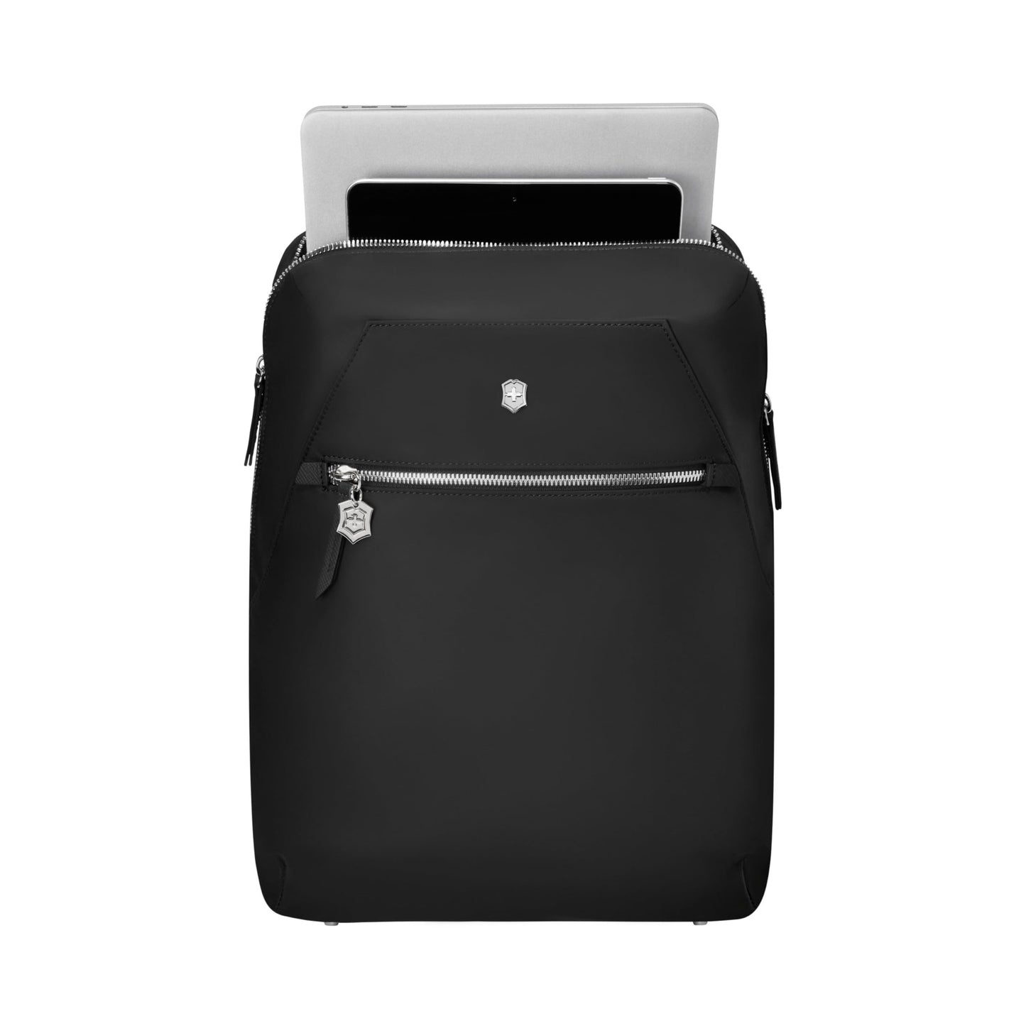 Victorinox Victoria Signature Women Compact Backpack, 14'' Laptop & 10'' Tablet Pocket, Black, Swiss designed (612203)
