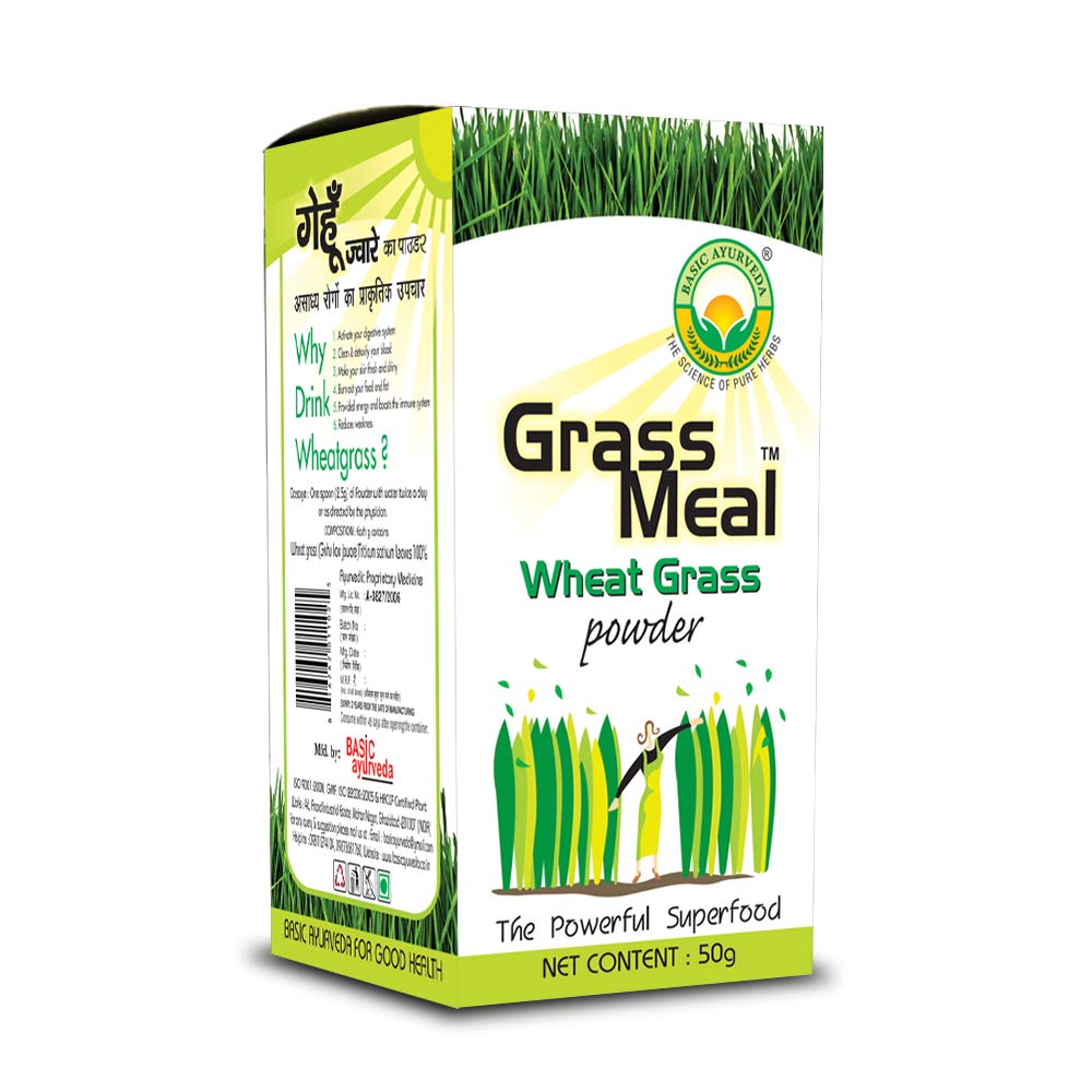 Basic Ayurveda Grass Meal (Wheat Grass Powder) (50 Gram)- image 3