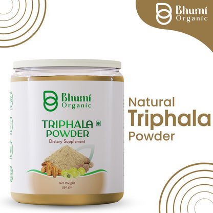 Bhumi Organic Triphala Powder 300g (10.58 Oz) | 100% Pure Ayurvedic Dig- image 9