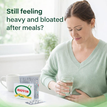 Virgo Healthcare's Biovir | Saccharomyces Boulardii Prebiotic and Probiotic | IBS | Diarrhea | Lactose Intolerance | 30 Capsules