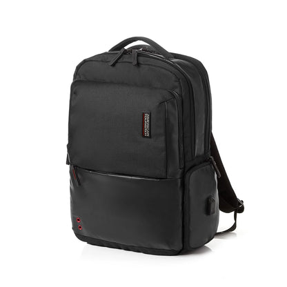 American Tourister Zork 2.0 Style 01, 23L Volume Office 4 Compartment Laptop Backpack With Front Organizer And Spacious Interiors For Unisex, Men & Women - Black