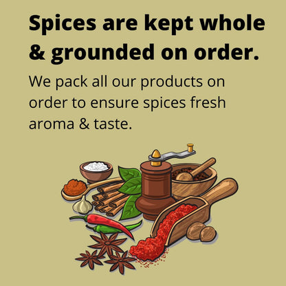 INDIANA ORGANIC Bombay Chat Masala Powder - 150 Gram Fresh Packed on Order | No Onion & Garlic chaat Masala