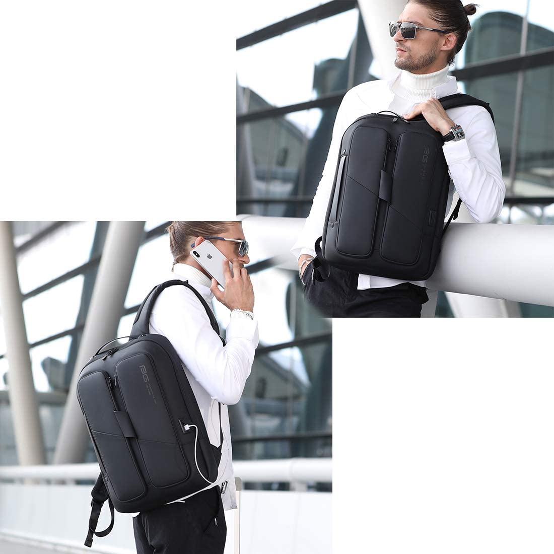 Red Lemon BANGE Merchandiser Laptop Backpack for men Water Resistant An- image 2