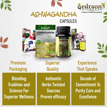 Vedraon Ayurveda Ashwagandha Capsules