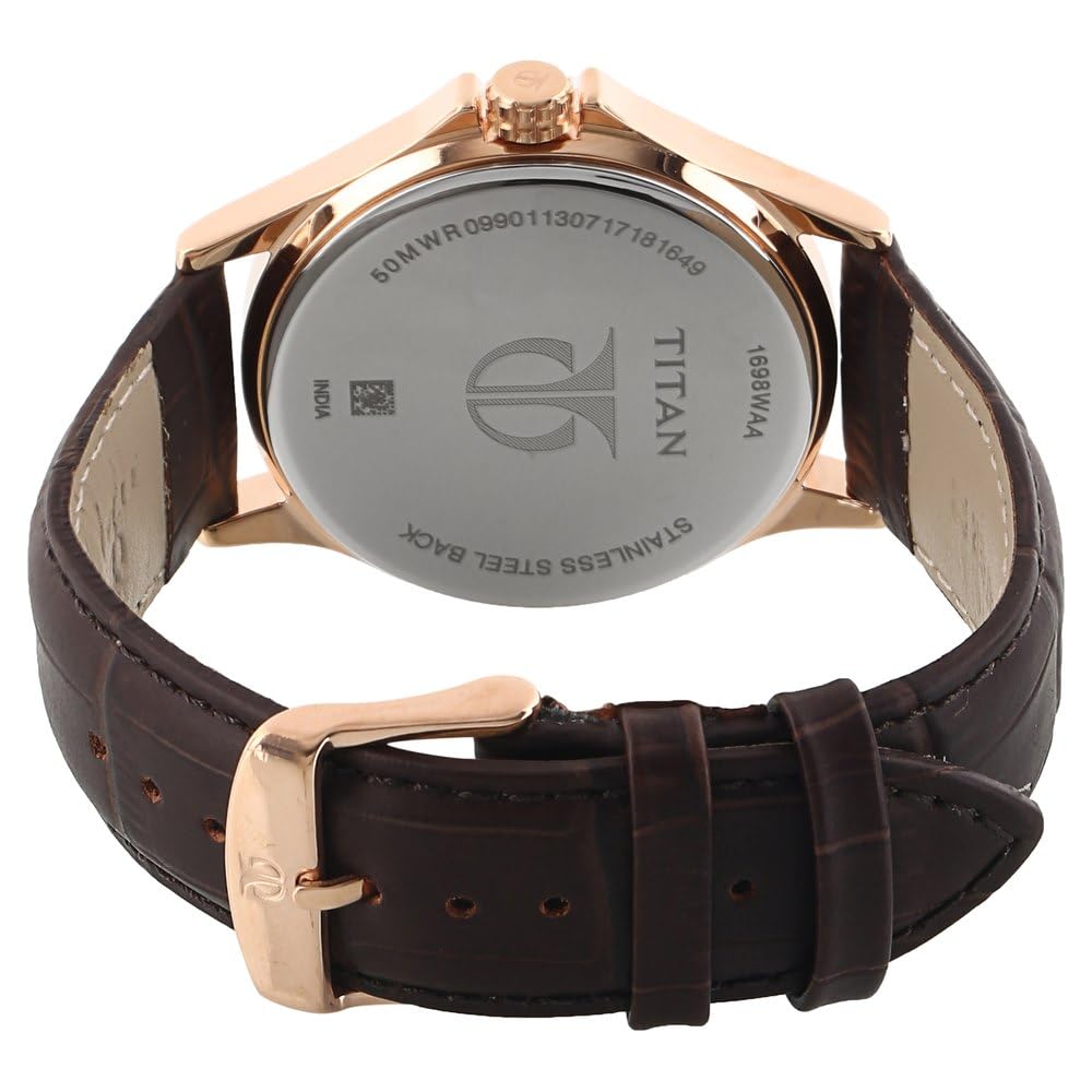 Titan Neo Analog Grey Dial Men's Watch-NM1698WL01 / NL1698WL01