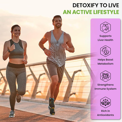 NATURYZ Extra Strength Milk Thistle 1400mg Fatty Liver detox supplement | Supports Liver Health & Natural Detox | Standardized for Silymarin | Maintain Liver Function & Antioxidant Balance | 60 Veg Tablets