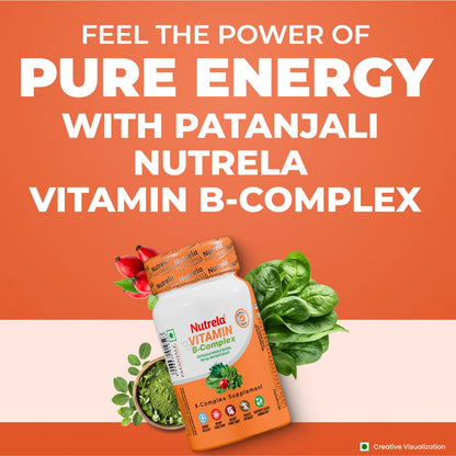 Nutrela Daily Energy Biofermented B Complex for Men & Women - 30 Veg Ca- image 2