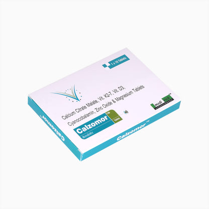 Calzomor | Calcium Magnesium & Zinc Tablets with Vitamin D3, Calcium Supplement for Women and Men, For Bone Health & Joint Support, 20 Tablets (Calcium tablets with Vitamin d)
