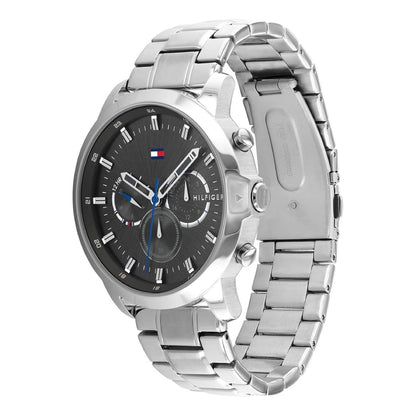 Tommy Hilfiger Quartz Analog Grey Dial Stainless Steel Strap Watch for Men