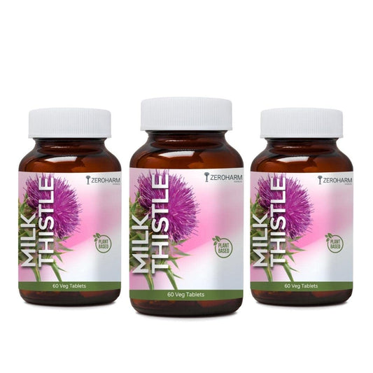 ZEROHARM Nano Milk Thistle - 800 mg with 80% Silymarin Extract (30:1) - Liver De