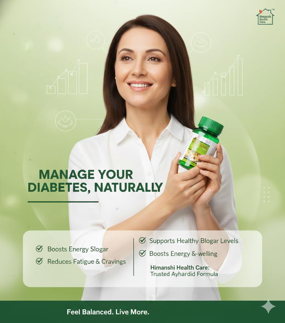 Himanshi Health Care Himdiaba Herbal Sugar, 60 Tablets