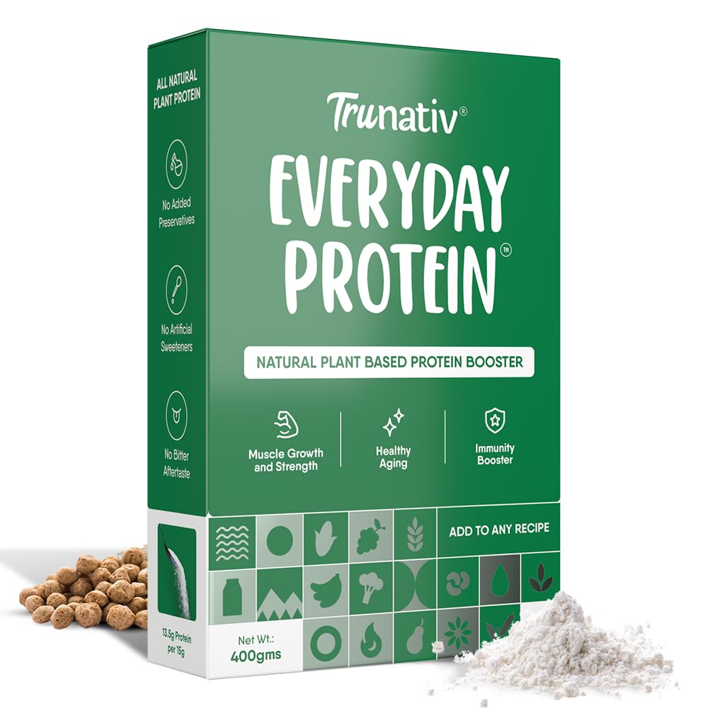 TruNativ Everyday Plant Protein| 13.5g Protein| Soy, Pea & Brown Rice Protein |