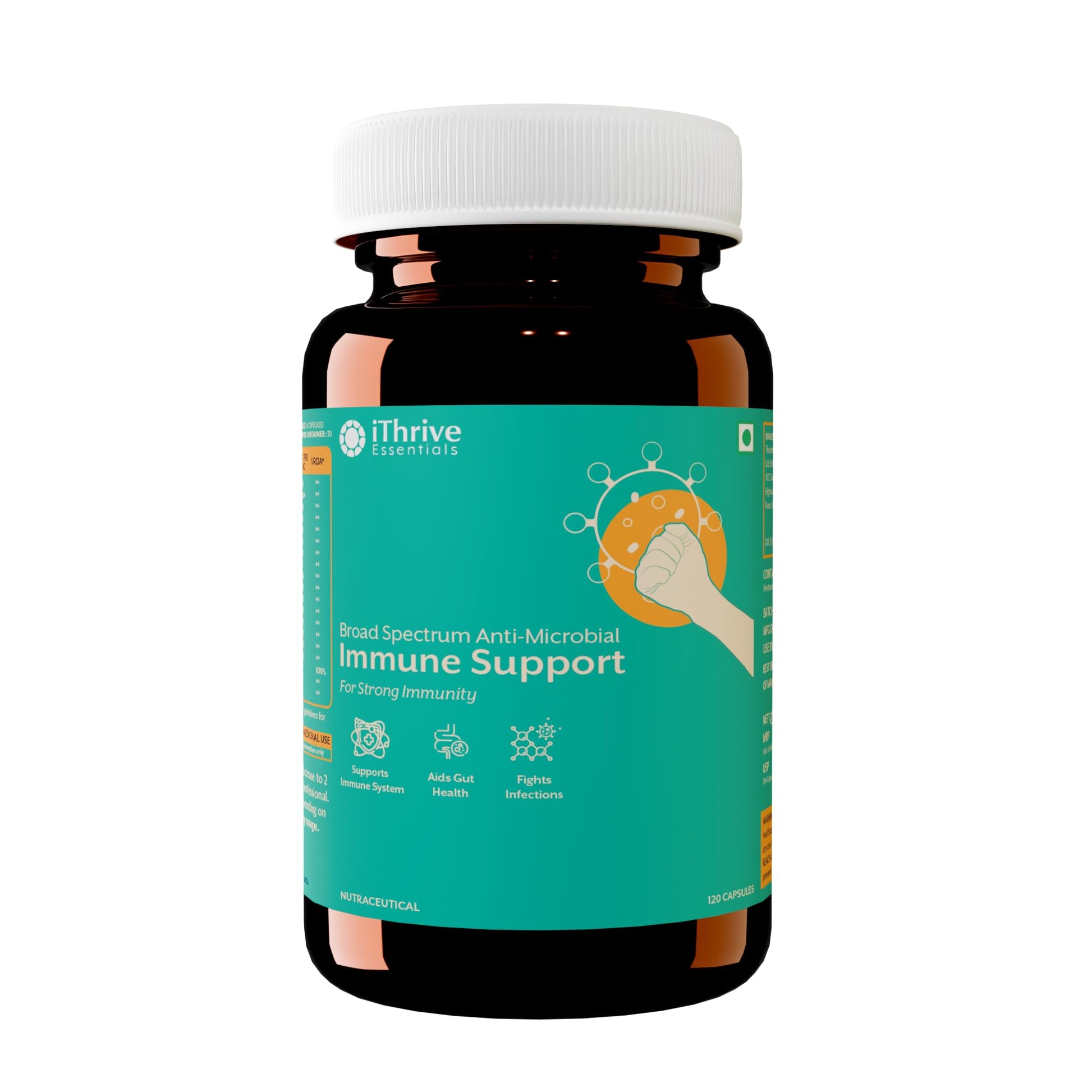 iThrive Essentials Immune Support – Enhanced Formula with Maitake, Herbal Extrac