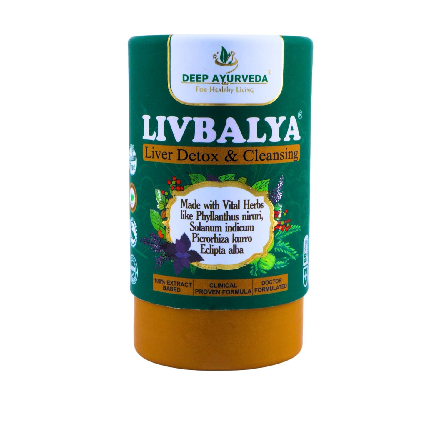 Livbalya Liver Detox Supplement | Supports Liver Health & Detoxification | Herbal Cleanse Formula | 60 Vegan Capsules