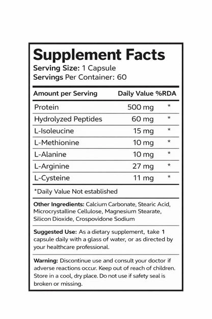 Liv Albumin Capsules Supplement (60 counts Bottle Pack)