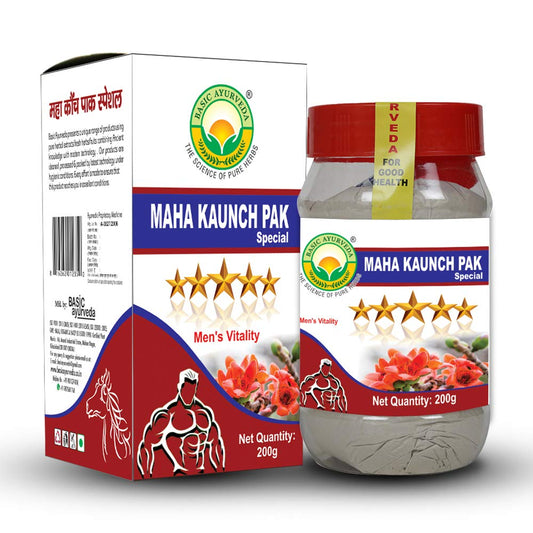 Basic Ayurveda Maha Kaunch Pak Special (200 gram) | Ayurvedic Pak | Improves Str