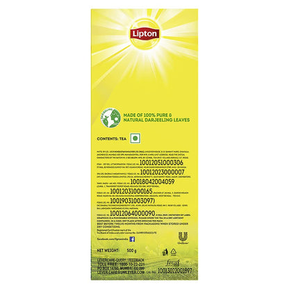 Lipton Darjeeling Long Leaf Loose Tea 500 g Pack|| 100% pure and authentic Darjeeling Long Leaf Black Tea