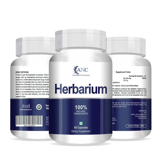 ANC Herbarium 500mg Support Supplements to Protects Liver, Heart, Lungs, Stomach