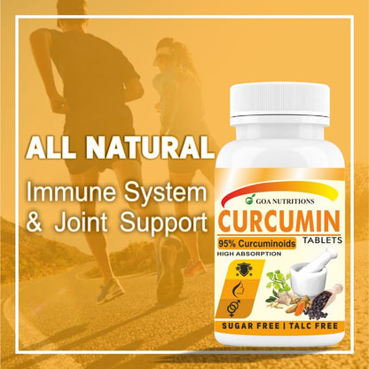 GOA NUTRITIONS Curcumin Supplements With Piperine (95% Curcuminoids), G- image 4