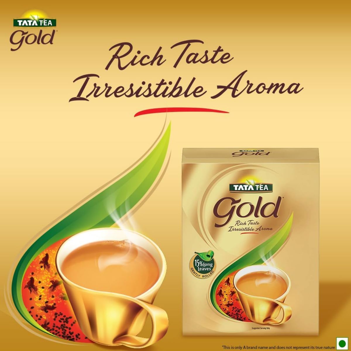 Tata Tea Gold | Assam teas with Gently Rolled Aromatic Long Leaves | Rich & Aromatic Chai | Black Tea | 500gram|Loose Leaves