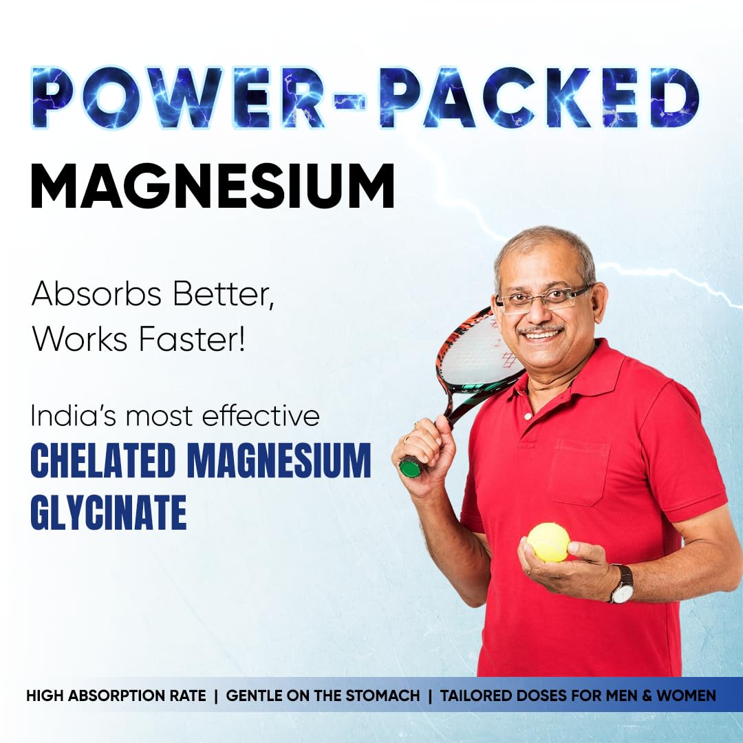 CUREFOREVER Magnesium Glycinate Supplement, Chelated Magnesium Bisglycinate Tablets for Muscle Recovery, Sleep Support & Digestion, Elemental Magnesiums 220mg/440mg – 60 Tablets