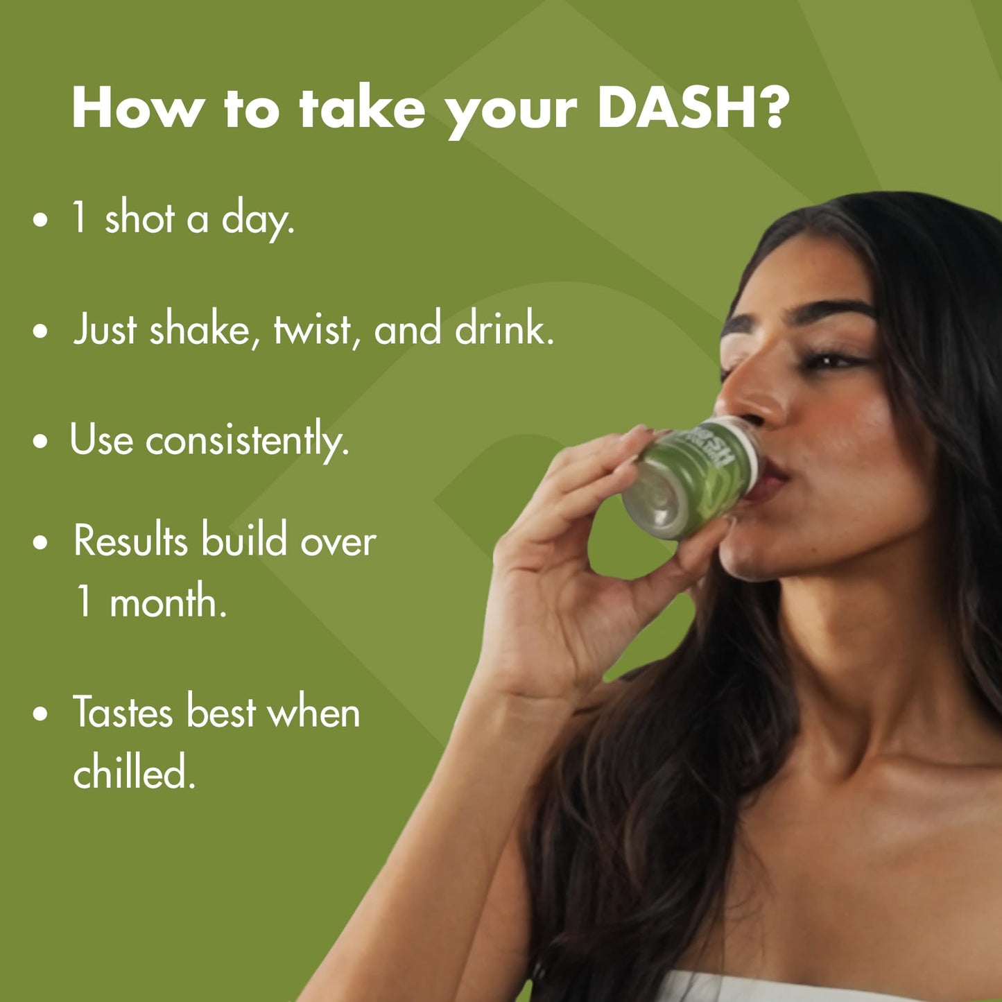 DASH OF VOLUME Hair Growth Shots | Targets Hair Thinning, Hair Fall & Weak Roots | Supports Hair Growth & Volume | Pack Of 6 (6x60 ML) Wellness Shots
