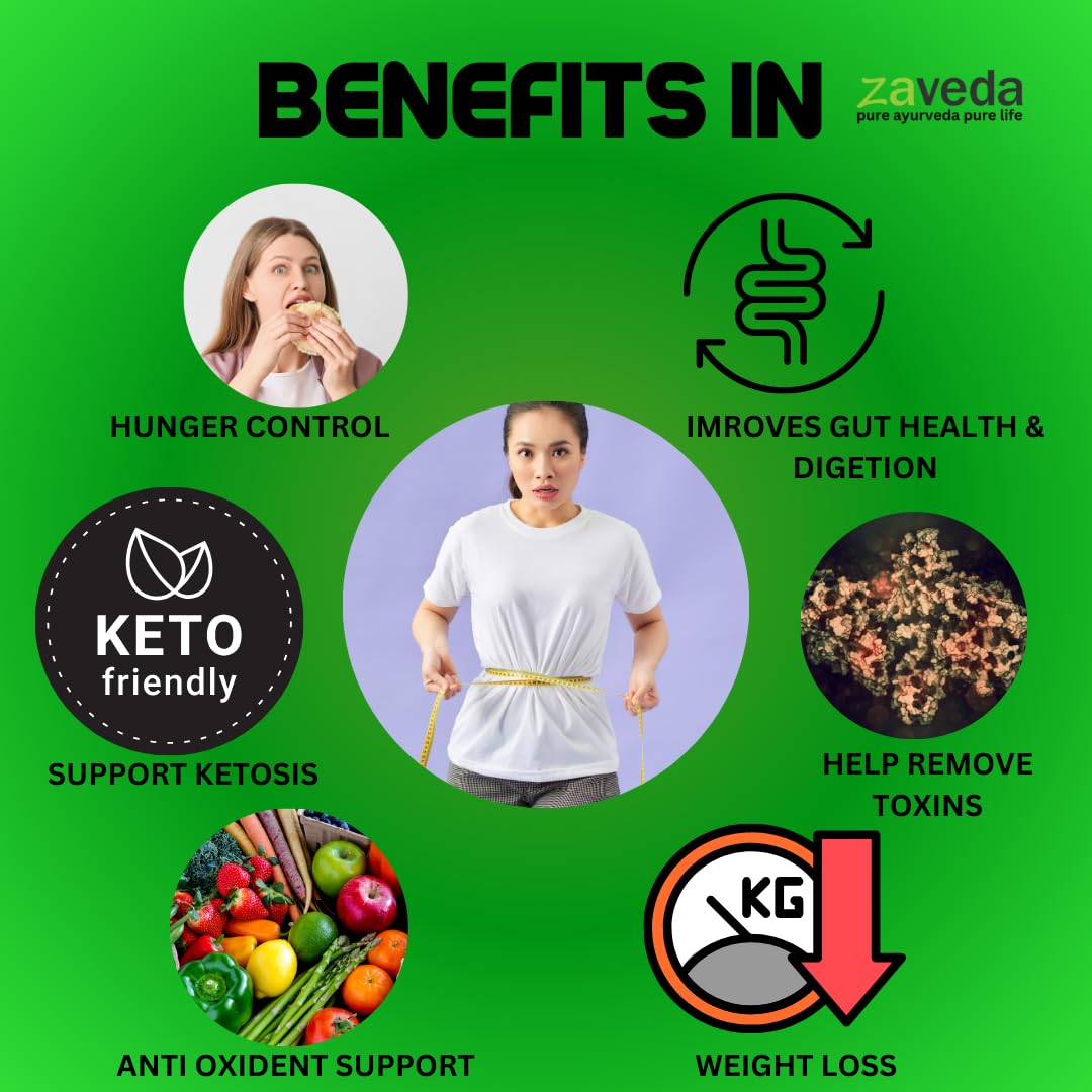 ZAVEDA Keto Fat Burner Extreme Fit wel 60 Capsules, 1000mg Serve, Weight Loss Supplement with Garcinia Cambogia and Other Herbs. Metabolism Booster, Fat Burner for Men & Women