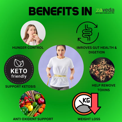 ZAVEDA Keto Fat Burner Extreme Fit wel 60 Capsules, 1000mg Serve, Weight Loss Supplement with Garcinia Cambogia and Other Herbs. Metabolism Booster, Fat Burner for Men & Women