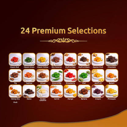 Fulva Authentic Kozhikoden Halwa, 24 Premium Selections