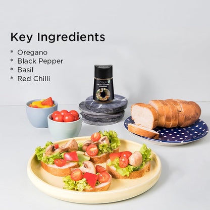 Orika Italian Seasoning 60g | Oregano Seasoning For Pizza, Pasta, Garlic Bread & Italian Food | Classic Blend Of Italian Mixed Herbs | Moisture Resistant Sprinkler Jar | No Artificial Flavours and Colours