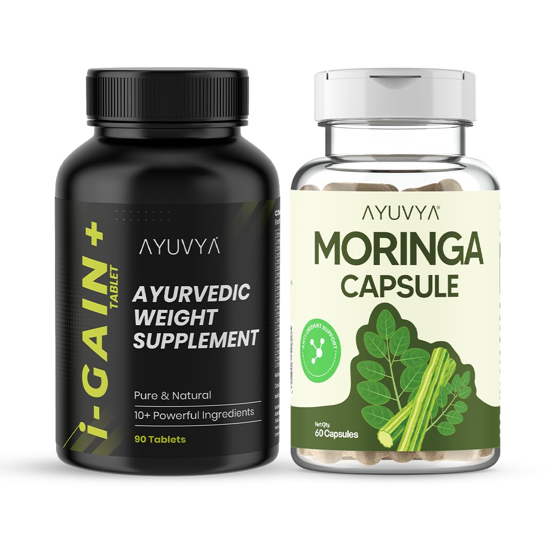 Ayuvya i-Gain+ & Moringa Combo