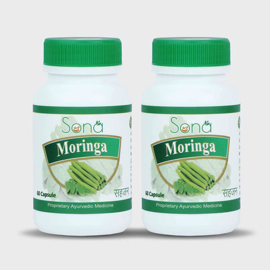 SONA HEALTH CARE MORINGA CAPSULES- 60 CAPSULES (Pack of 2)