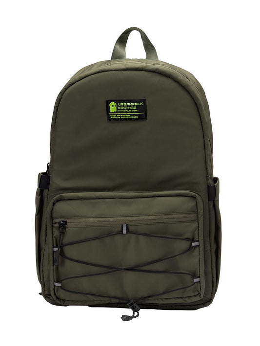 The Souled Store Utility Backpack – Army Green – Padded Laptop & iPad Sleeve, 17 L Capacity, Water-Resistant Casual Daypack for Daily Carry and Travel