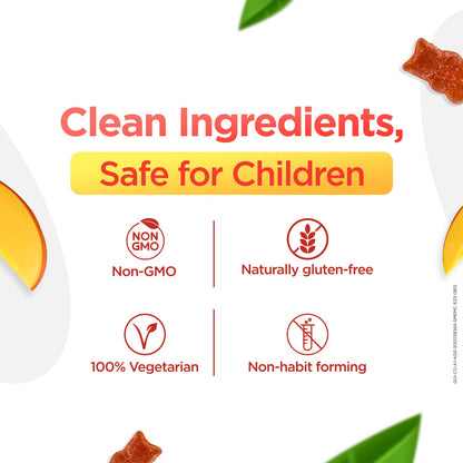 Dr. Reddy's CeleHealth Kidz Immuno Plus Multivitamin Gummies with Wellmune, Vitamin C & Zinc for Kids (4 - 12 Years) | Supports Immunity and Digestion | Pulpy Mango Flavour | 30 Gummies - Pack of 2 | 100% Vegetarian
