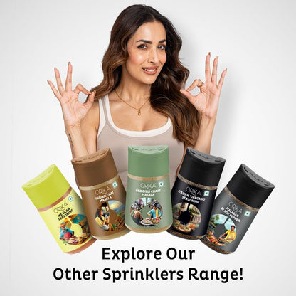 Orika Old Dilli Chat Masala - Premium Spice Blend, 100% Pure and Natural, Perfect for Flavoring Indian Snacks and Dishes, 80g