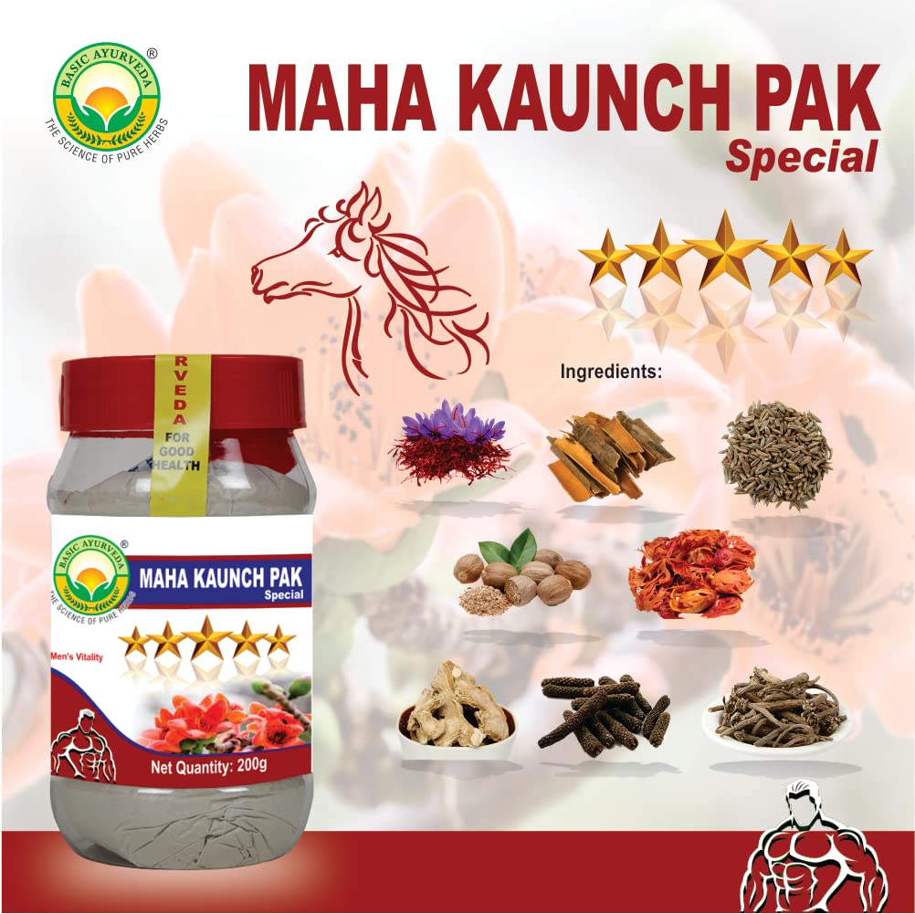 Basic Ayurveda Maha Kaunch Pak Special (200 gram) | Ayurvedic Pak | Imp- image 6