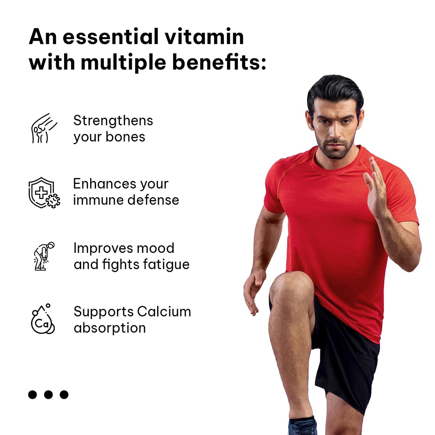 hk vitals 100% Magnesium Glycinate (1880mg) 120 Tablets | For Better Sleep Quality & Muscle Recovery with Vitamin D3 (600 IU) (60 Capsules)