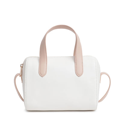 Fastrack Spacious Sling Bag for Girls | Stylish Crossbody Bag for Girls, Ladies, Women | Minimalistic Bag Made of Faux Leather (Powder Pink)
