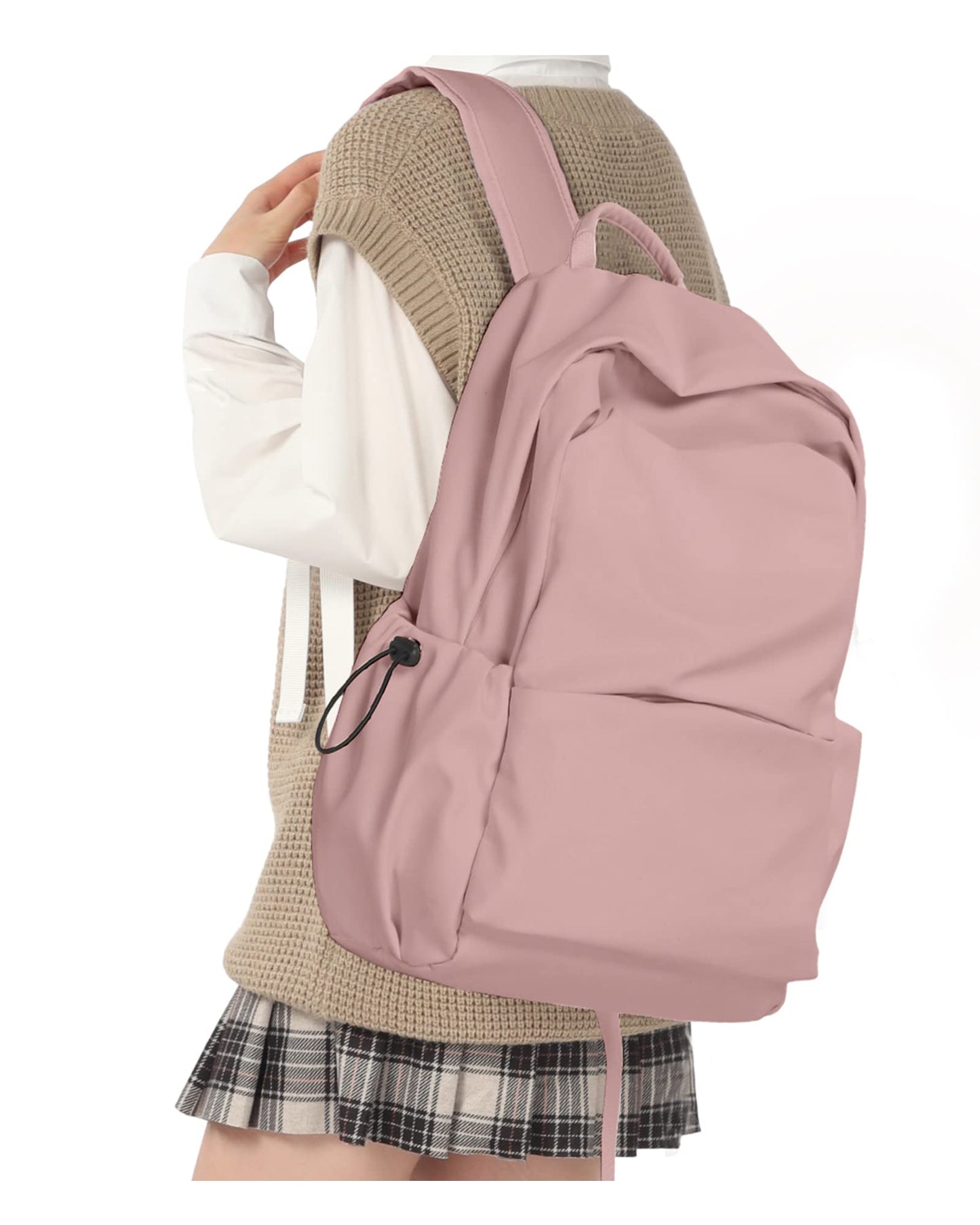 UPPACK Casual Backpack School Backpack, Pink