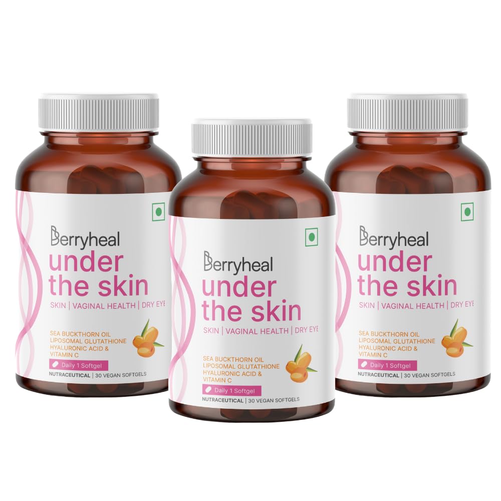 Berryheal Under The Skin | Sea Buckthorn Oil, L-Glutathione, Hyaluronic Acid & V