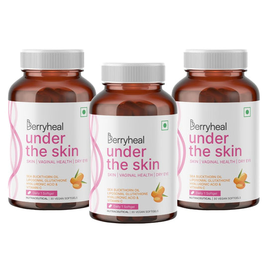 Berryheal Under The Skin | Sea Buckthorn Oil, L-Glutathione, Hyaluronic Acid & V