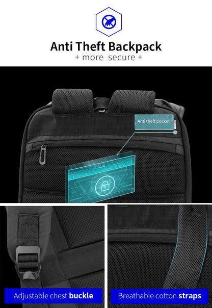 Artistix Archer Expandable | Multifunctional Laptop Bag | Travel Bag Pack | Anti Theft Backpack for Office, Business (35 Litre, 15.6 Inch)